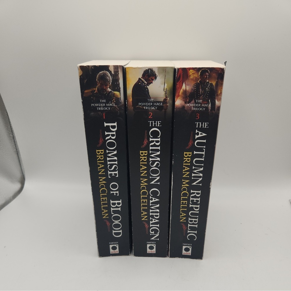 POWDER MAGE TRILOGY by Brian McClellan TPB Set of 3 ~ Very Good